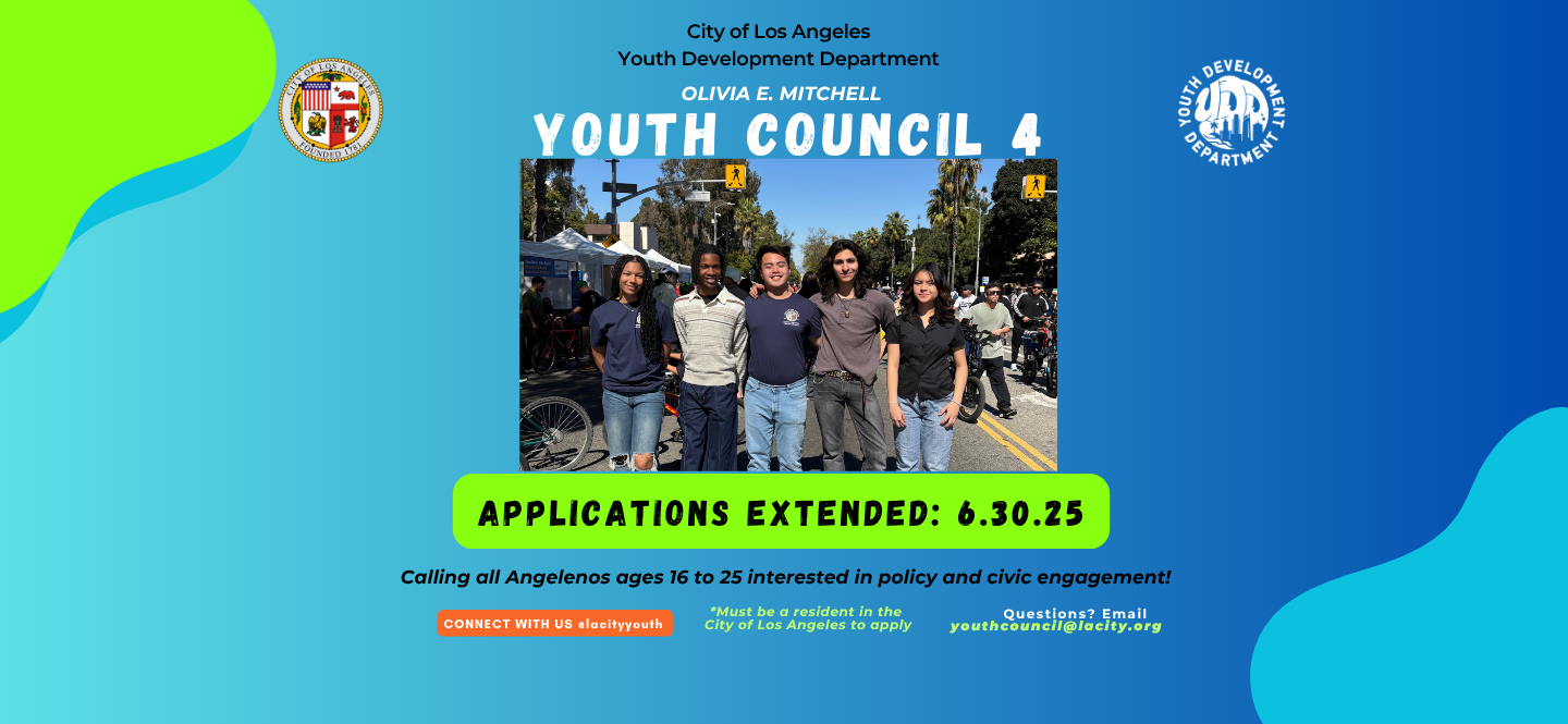 Olivia Mitchell Youth Council 4 Application Banner Extended