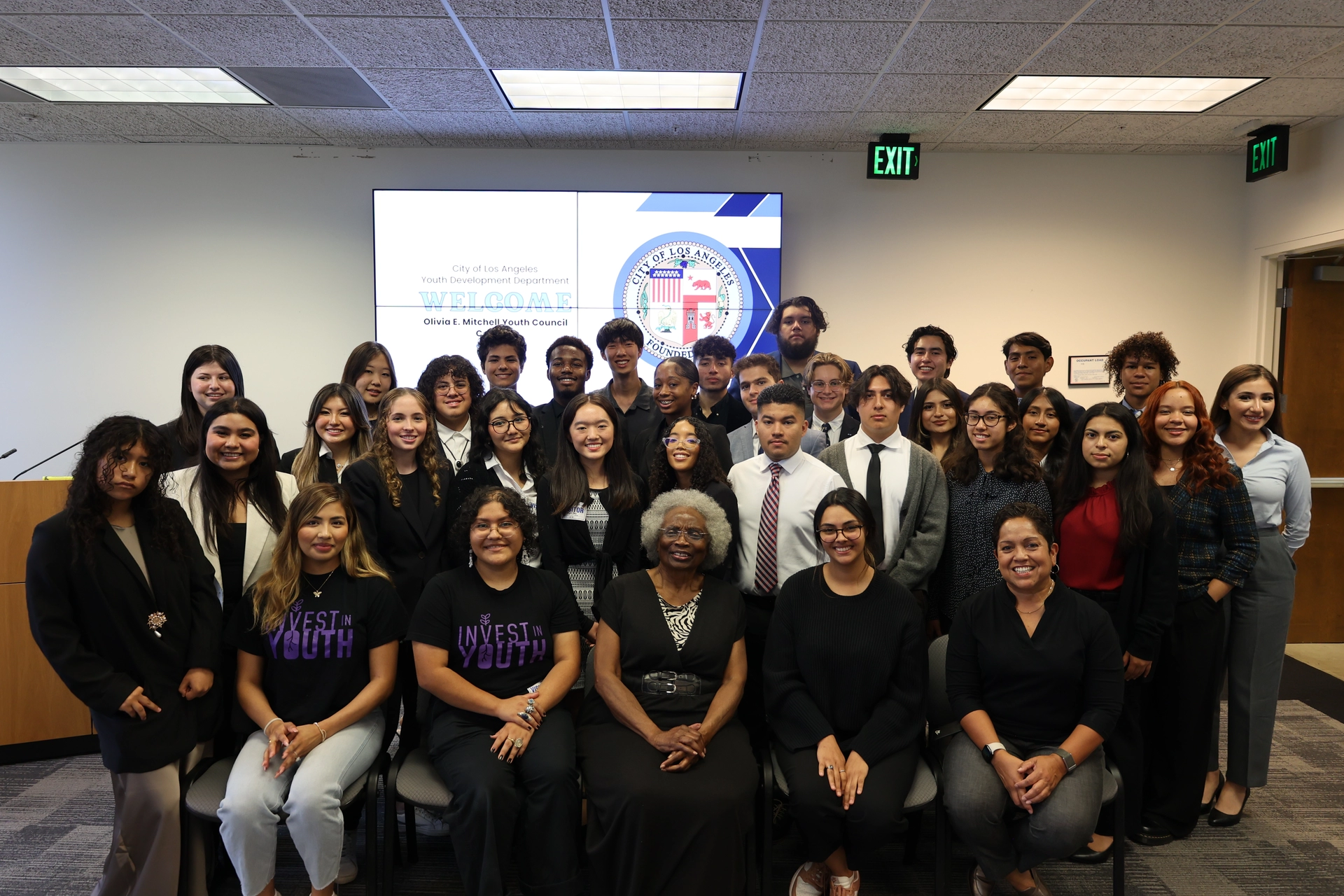 Members of the LA City Youth Council 2