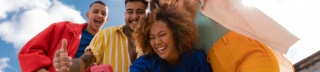 youth taking a selfie