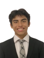 Young man with short hair in a suit and tie