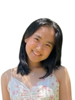 Young woman with short black hair 